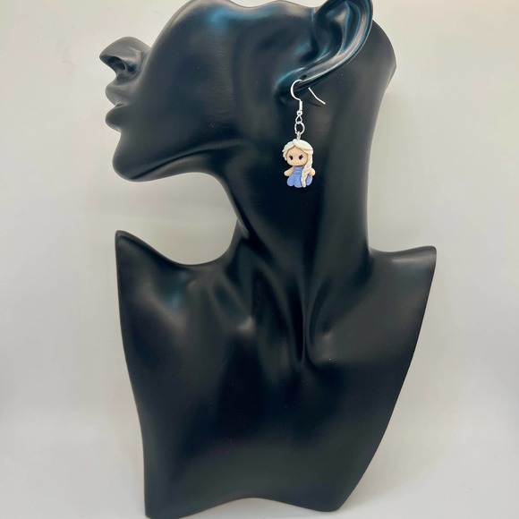 Princess Earrings - Disney Inspired Earrings - Frozen & Cinderella Earrings - Picture 9 of 10